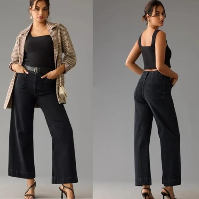 Penelope™ - Jeans gamba ampia